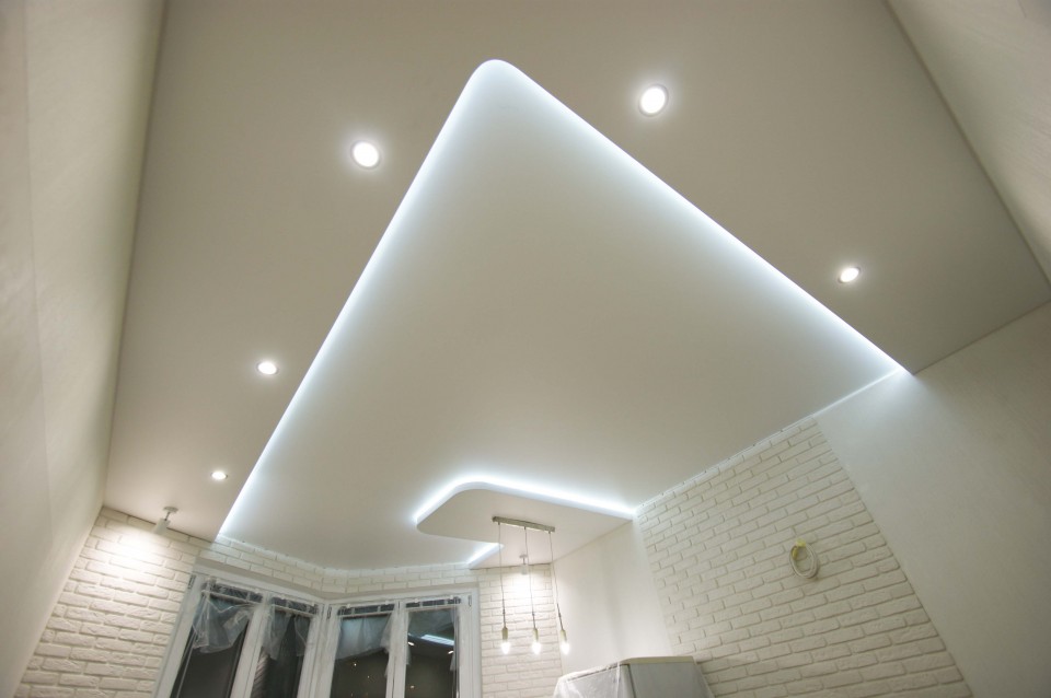 Заказать парящие натяжные потолки в г. Ельники